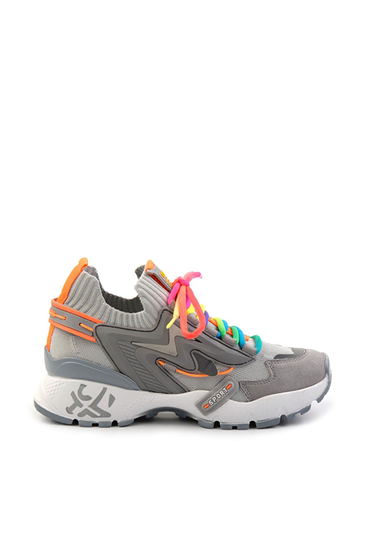 Gri Süet  Kadın Sneaker K01566037002