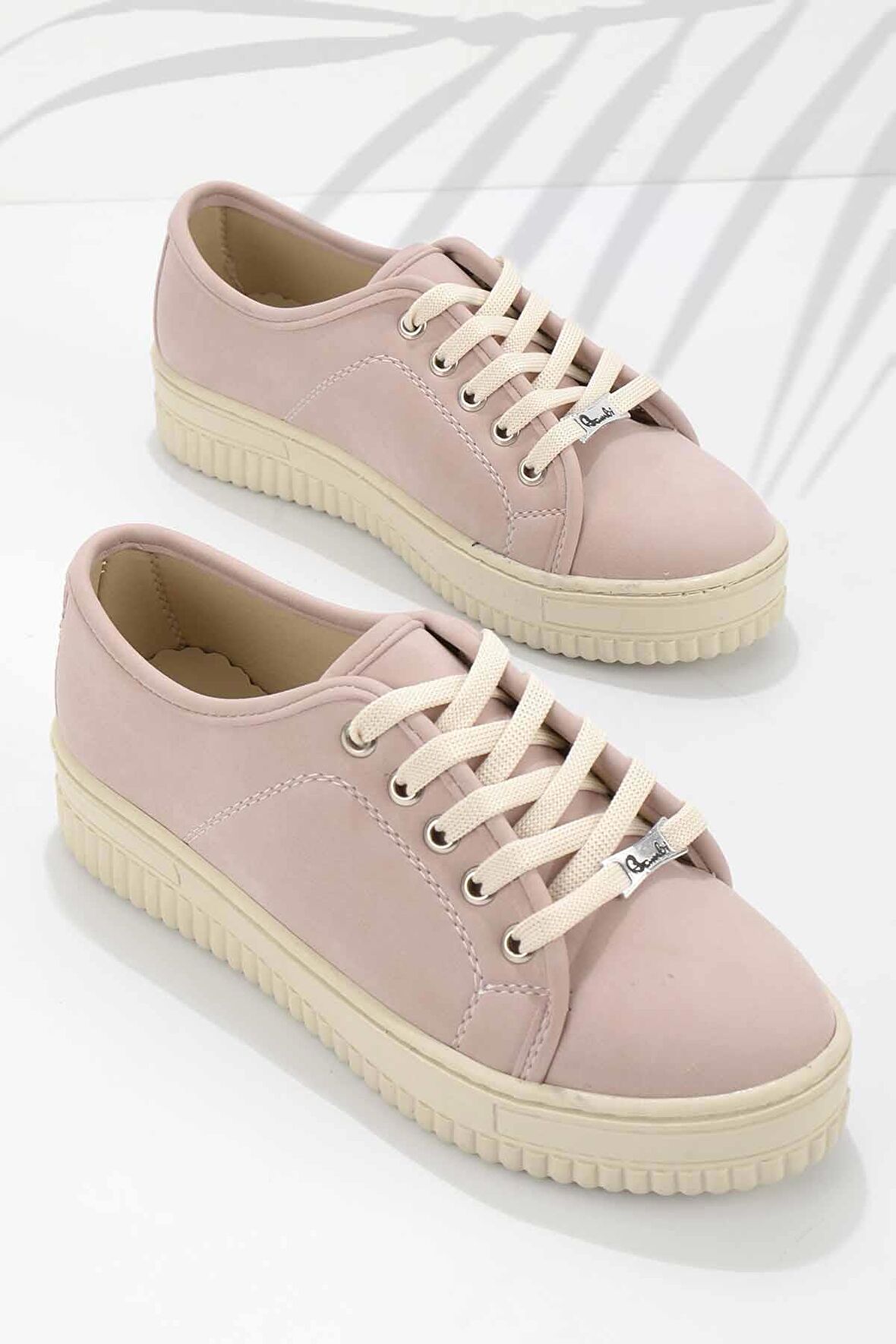 Bambi Lila Nubuk  Kadın Sneaker K01590046401
