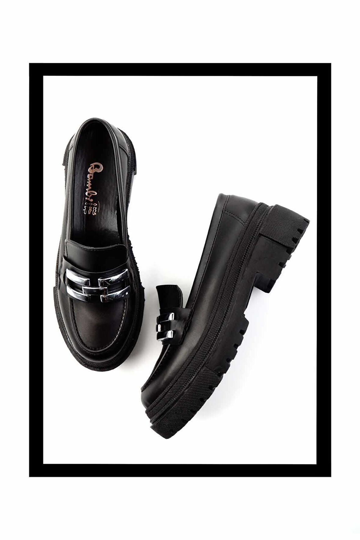 Siyah   Kadın Loafer Ayakkabı K01641015509