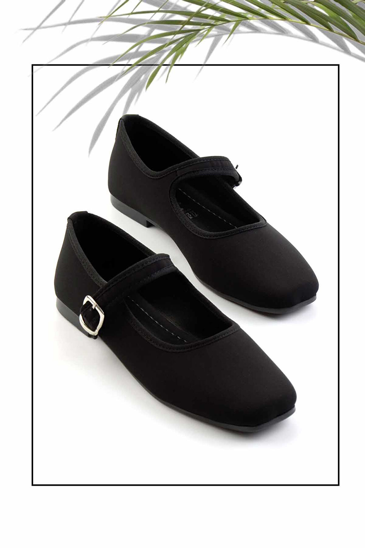 Siyah Kumaş  Kadın Babet K01641007704