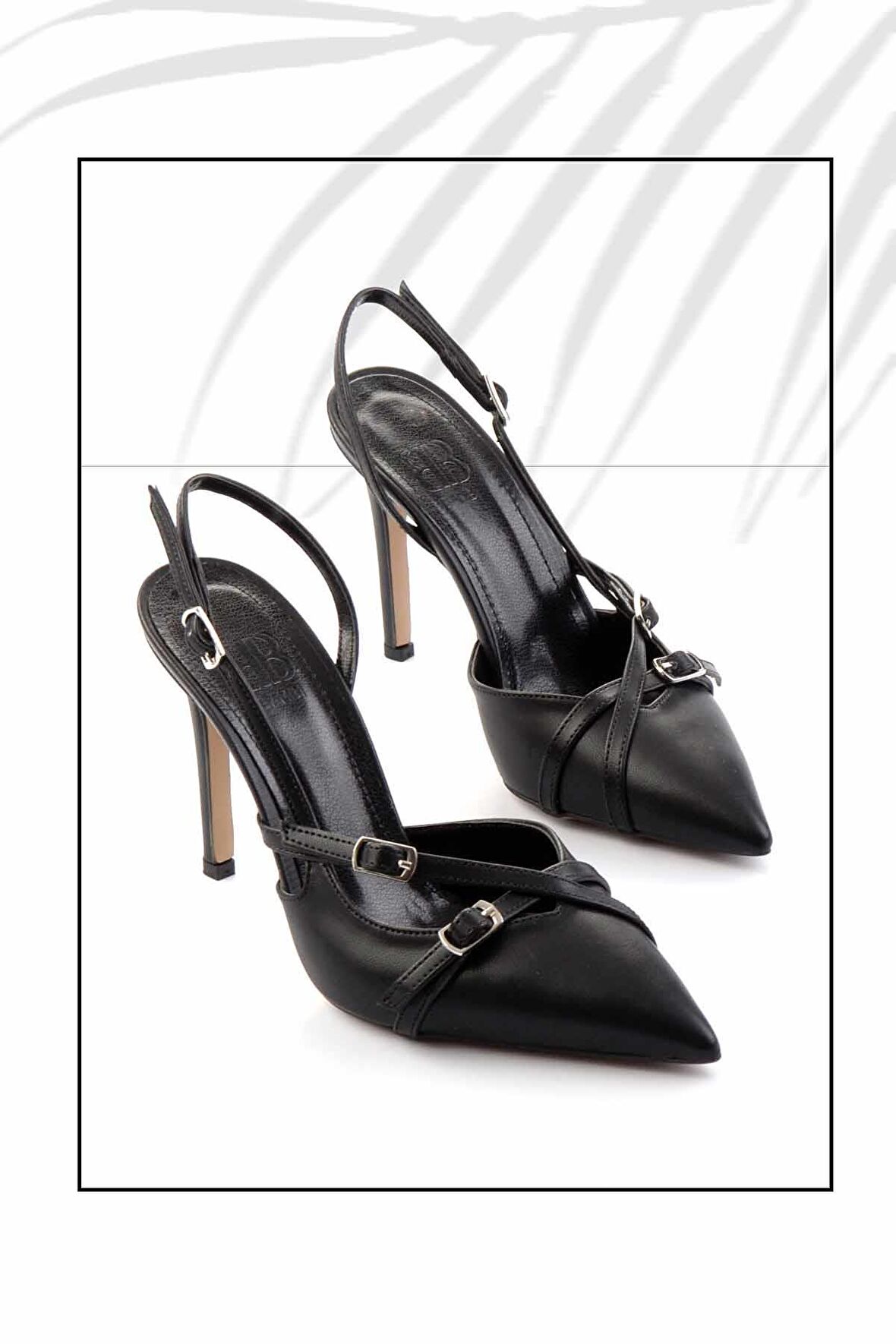 Siyah  Kadın Klasik Topuklu Ayakkabı K01667010109
