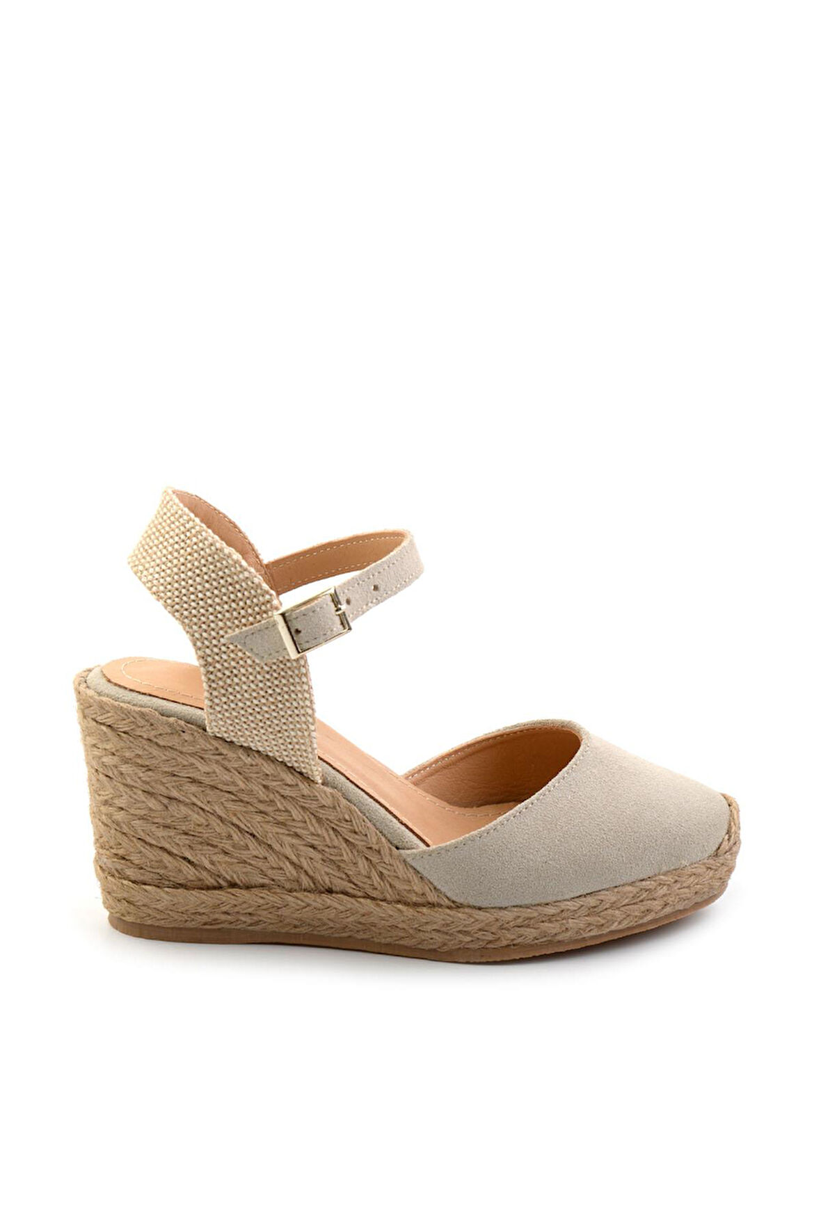 Taba  Kadın Dolgu Topuklu Ayakkabı K01718002302