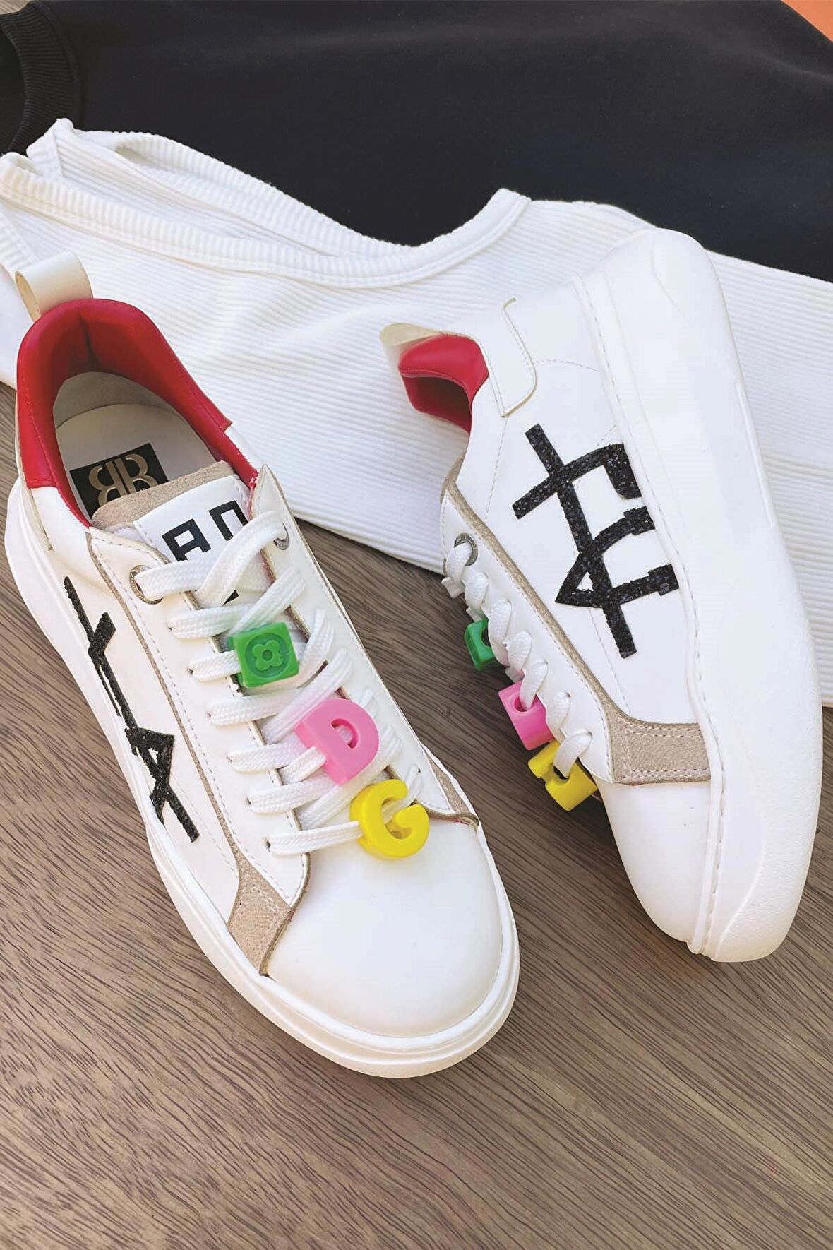 Beyaz  Kadın Sneaker K01791071809