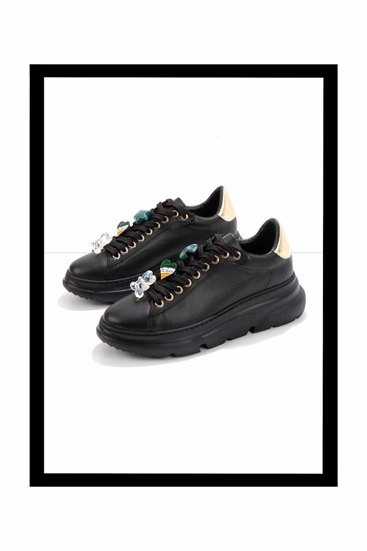 Siyah  Kadın Sneaker K01791070709