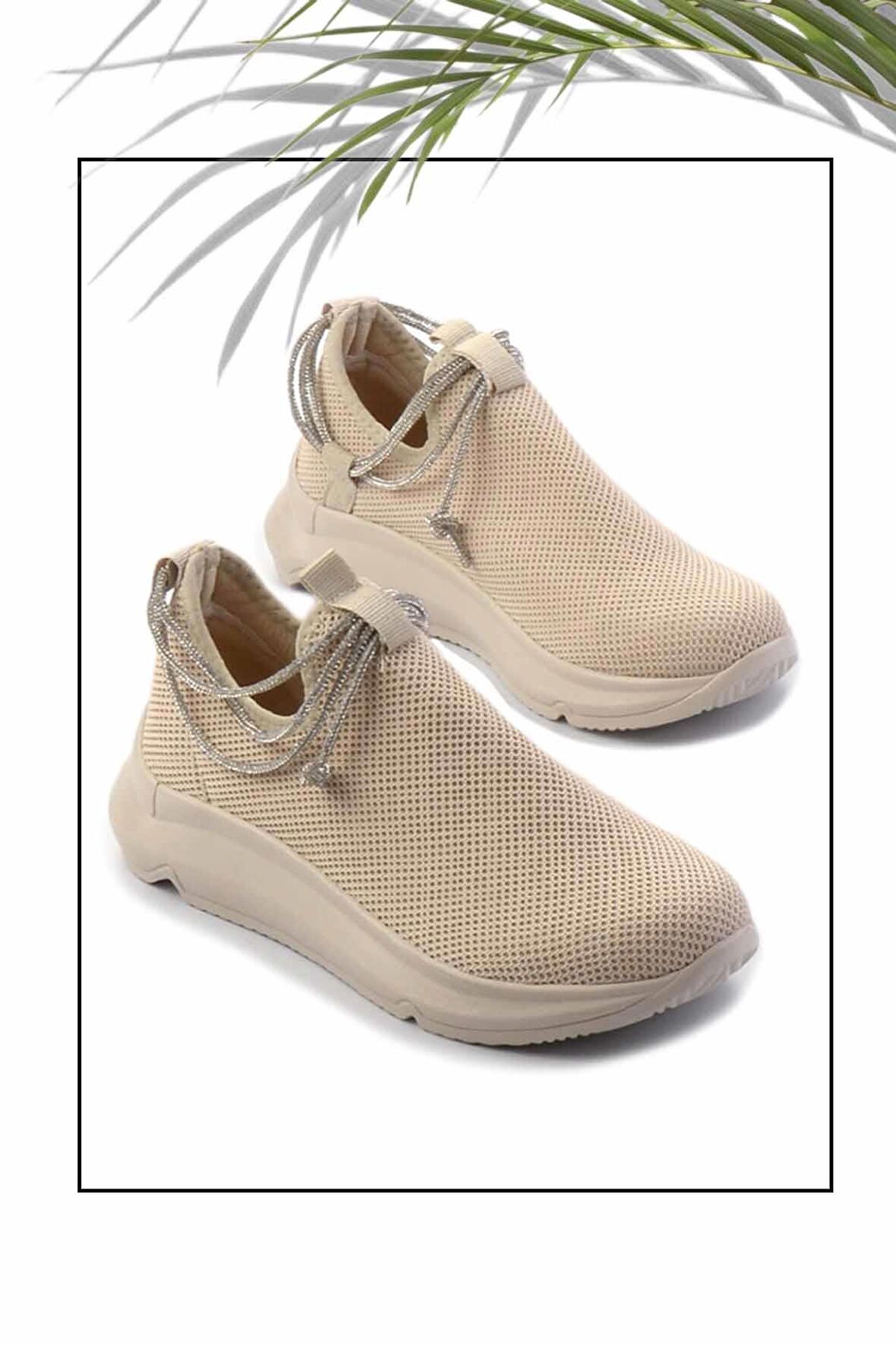 Bej Triko  Kadın Casual Ayakkabı K01792010482