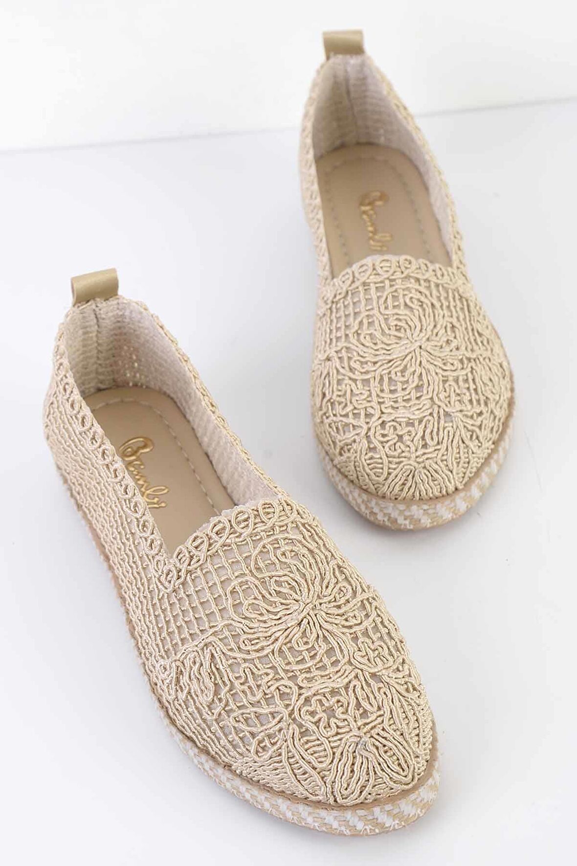 Bambi Bej  Kadın Espadril K01823012016