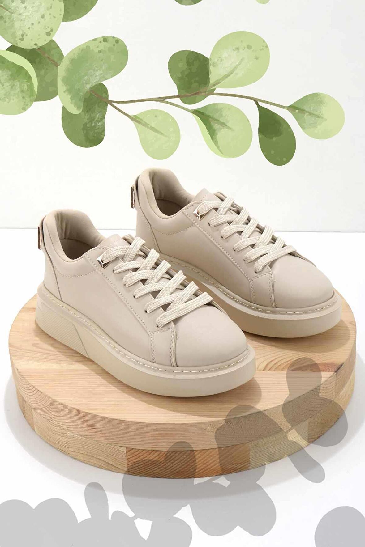 Bej  Kadın Sneaker K01824211609