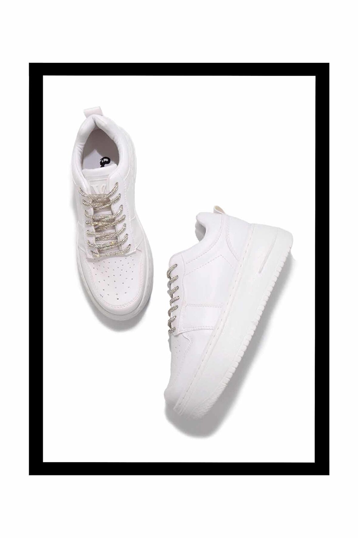 Beyaz  Kadın Sneaker K01836001409