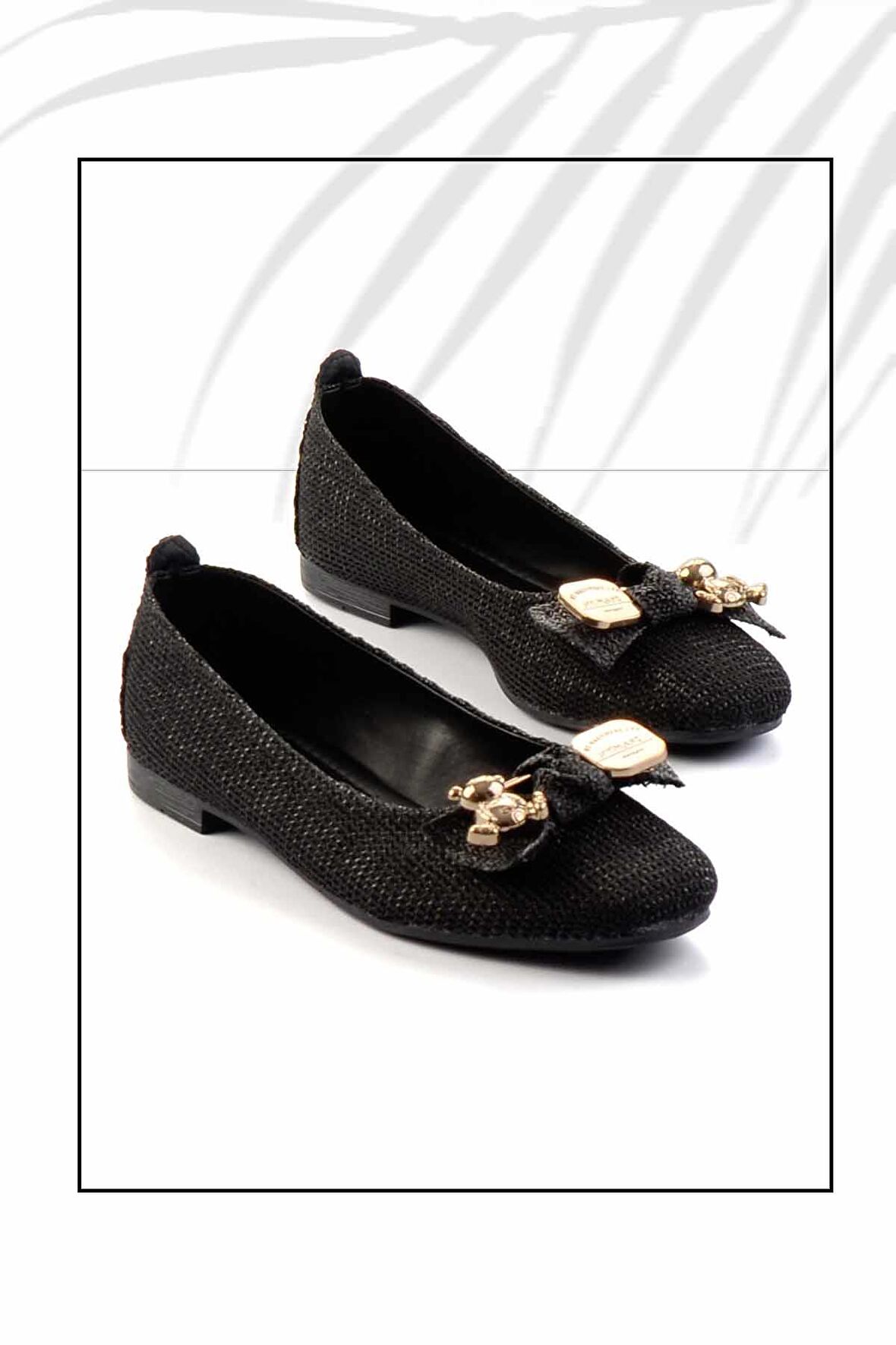 Siyah Hasır  Kadın Babet K01956243328