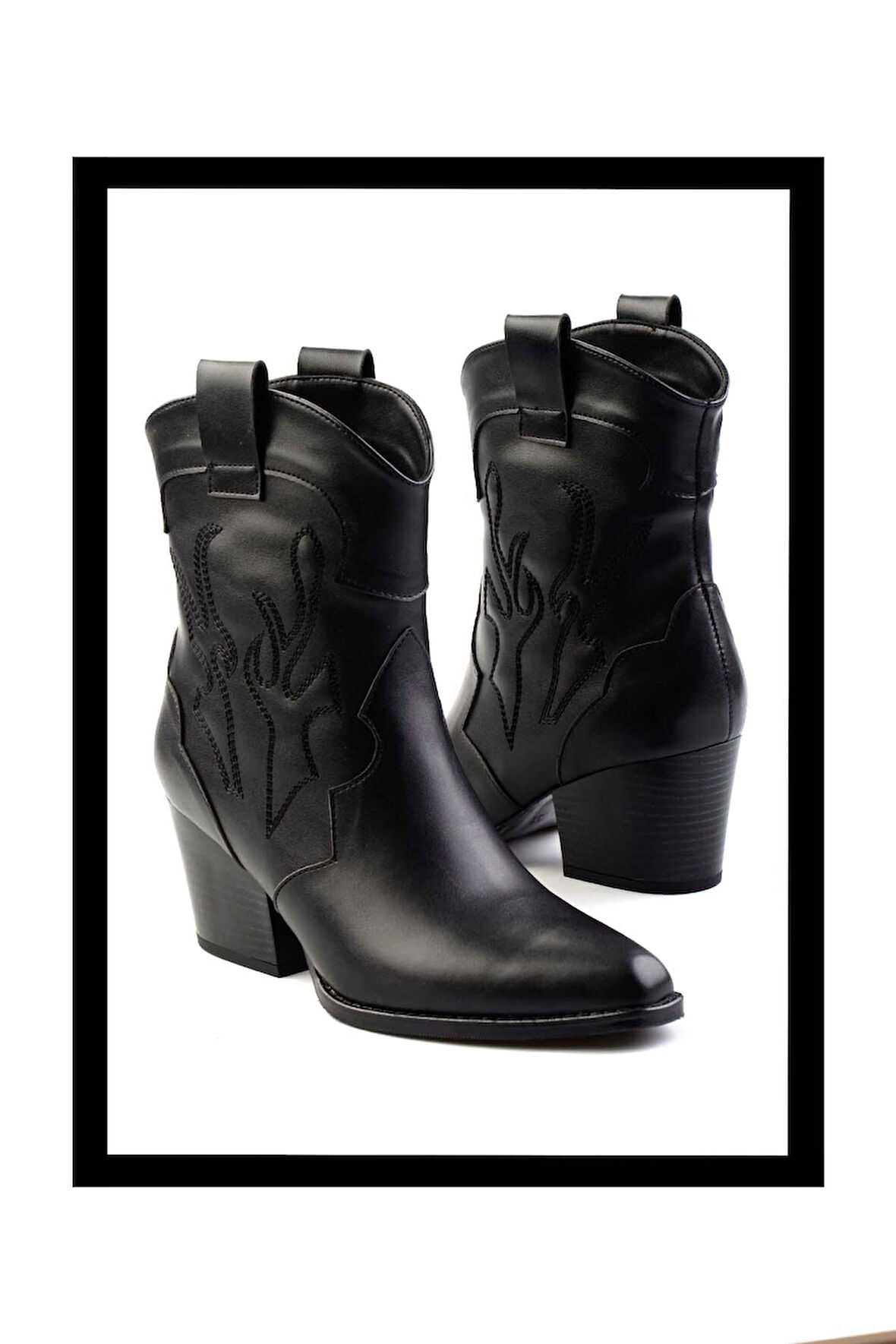 Siyah  Kadın Bot & Bootie K02055012009