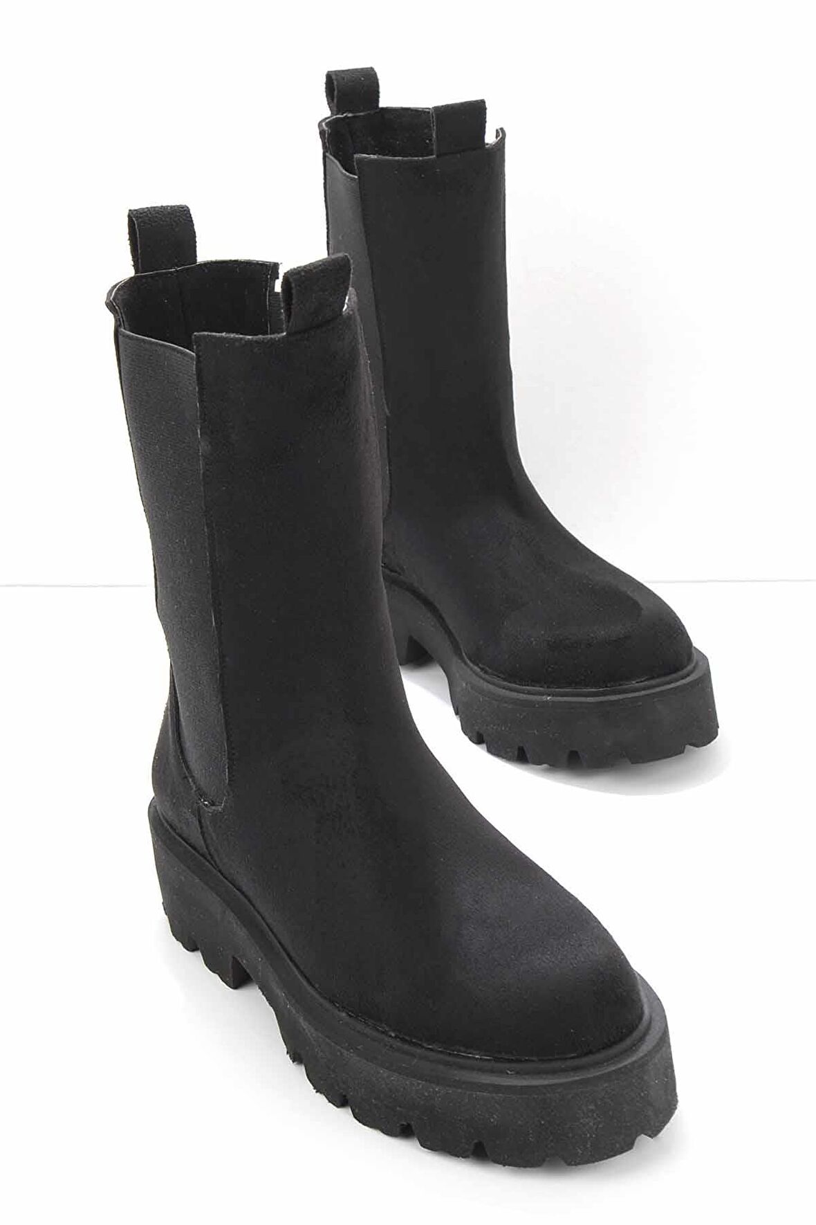 Siyah Süet   Kadın Bot & Bootie K02100110002