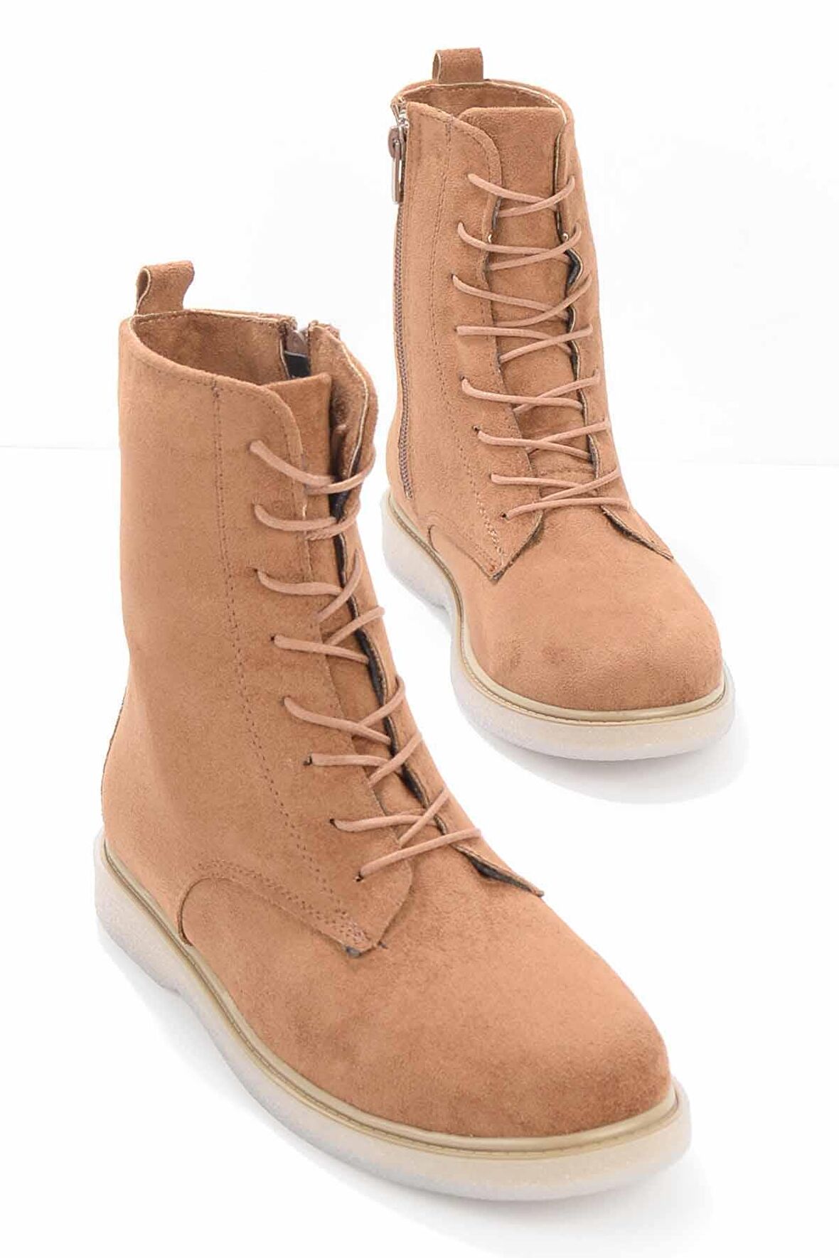 Bambi Taba Süet  Kadın Bot & Bootie K02116010502