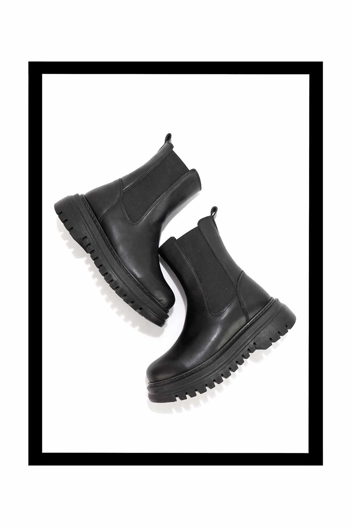 Siyah  Kadın Bot & Bootie K02129051509