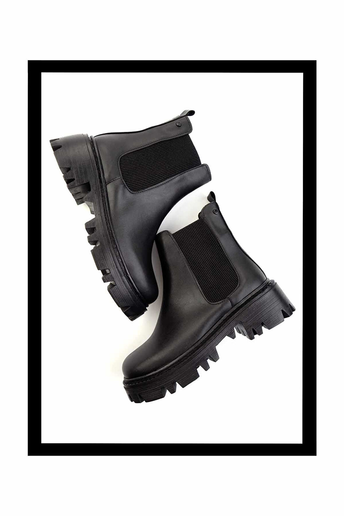 Siyah  Kadın Bot & Bootie K02140432009