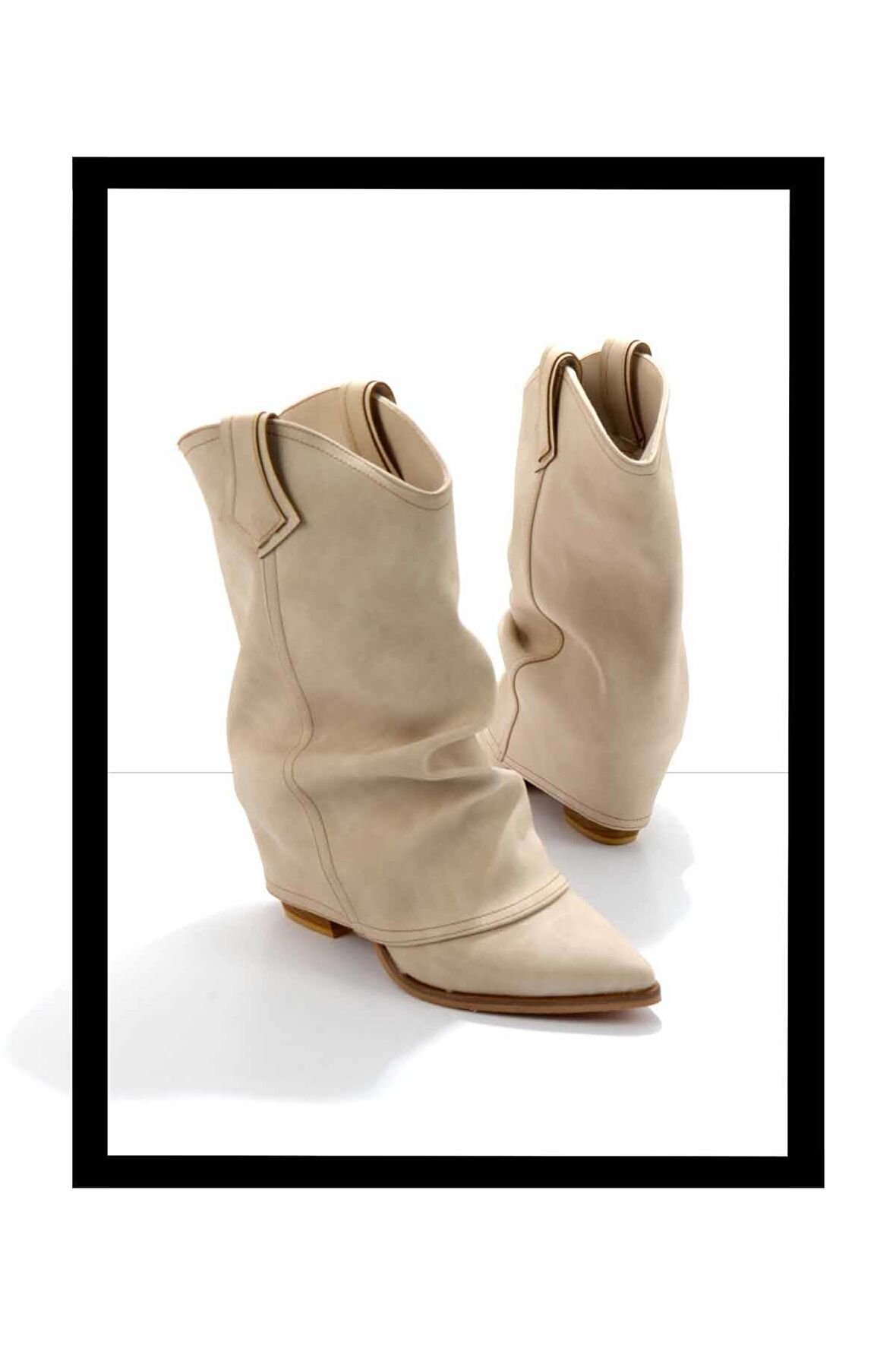 Mat Bej  Kadın Bot & Bootie K02140202309