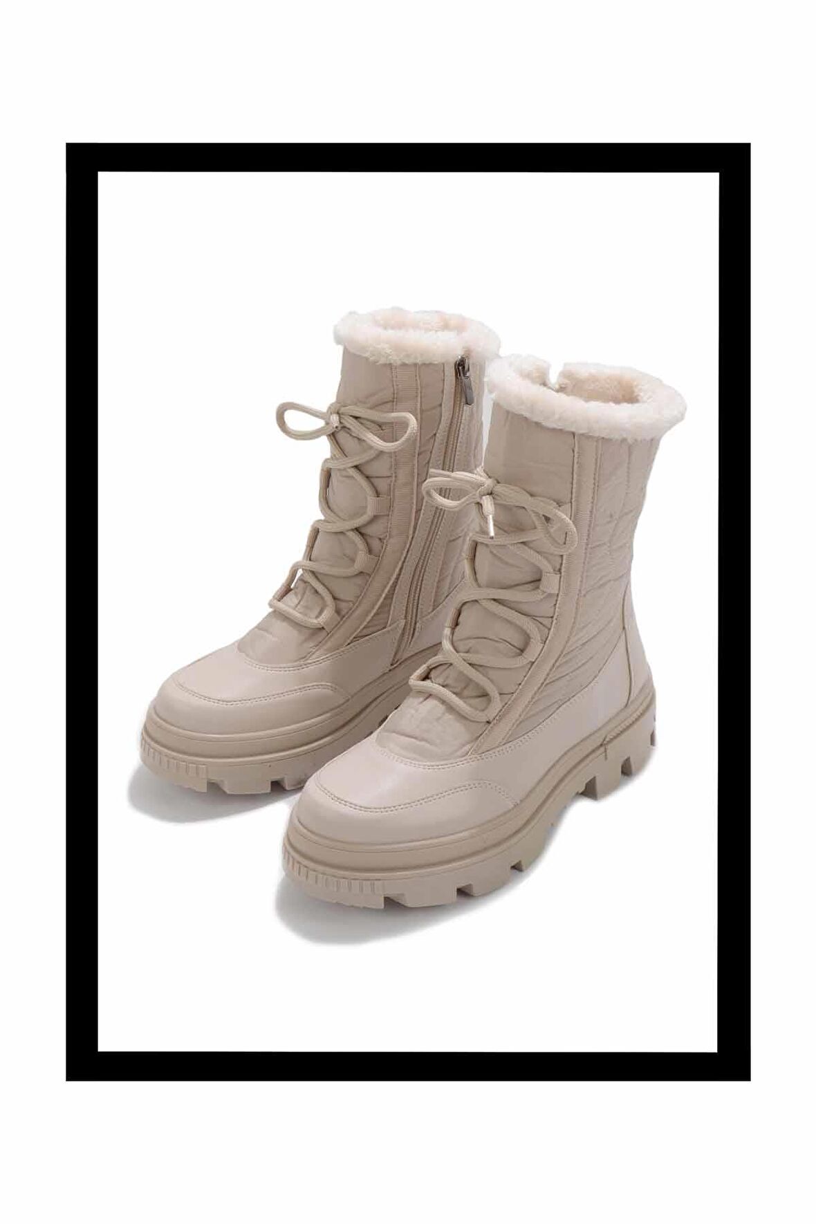 Bej Paraşüt  Kadın Bot & Bootie K02179744167