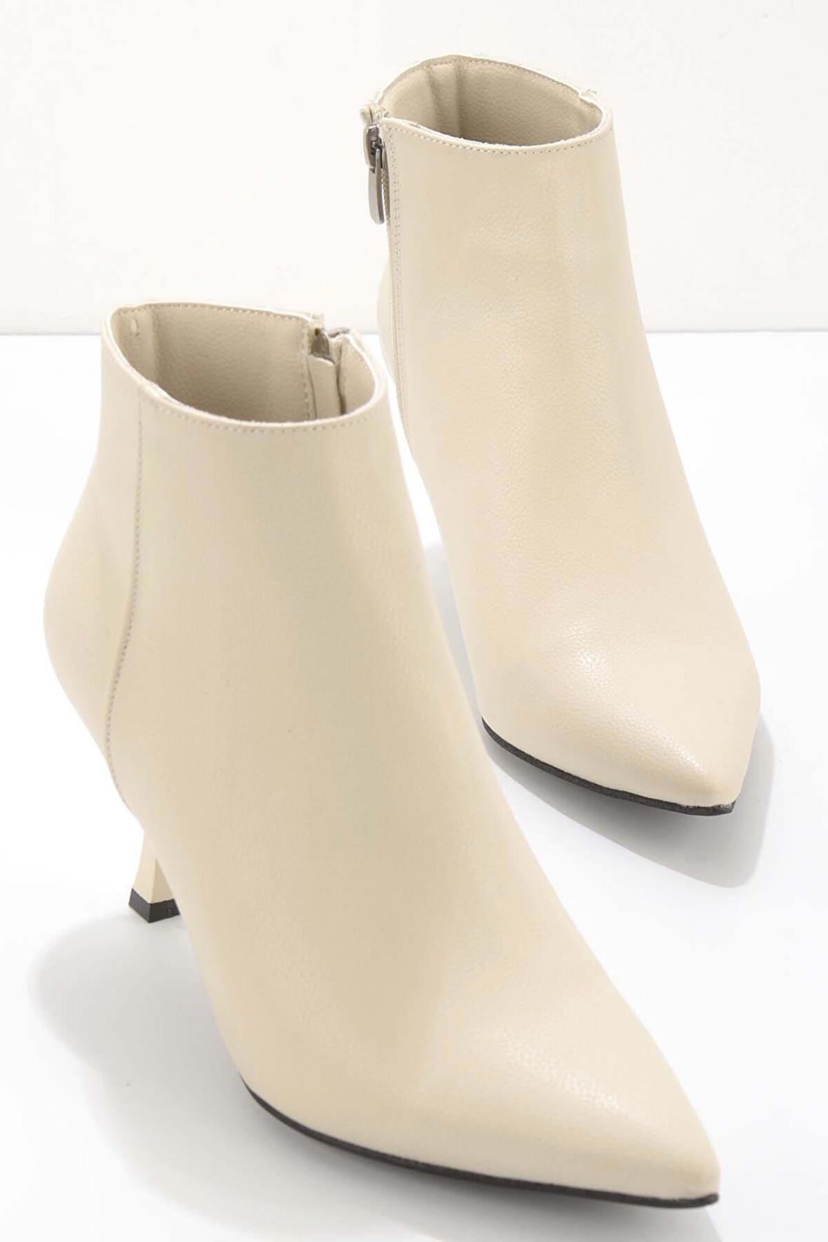 Bambi Bej  Kadın Bot & Bootie K02189110209