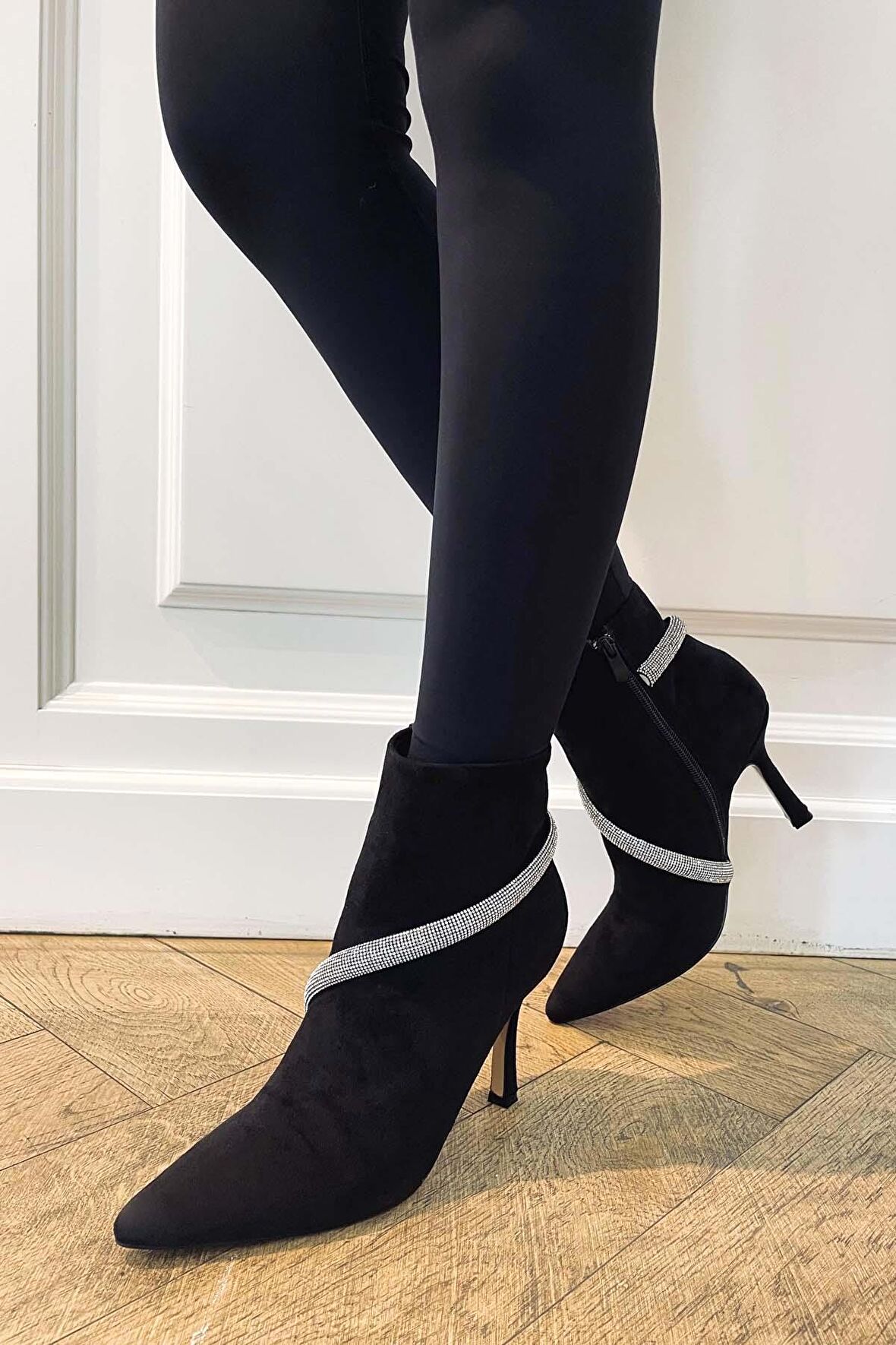 Siyah Süet   Kadın Bot & Bootie K02189572602
