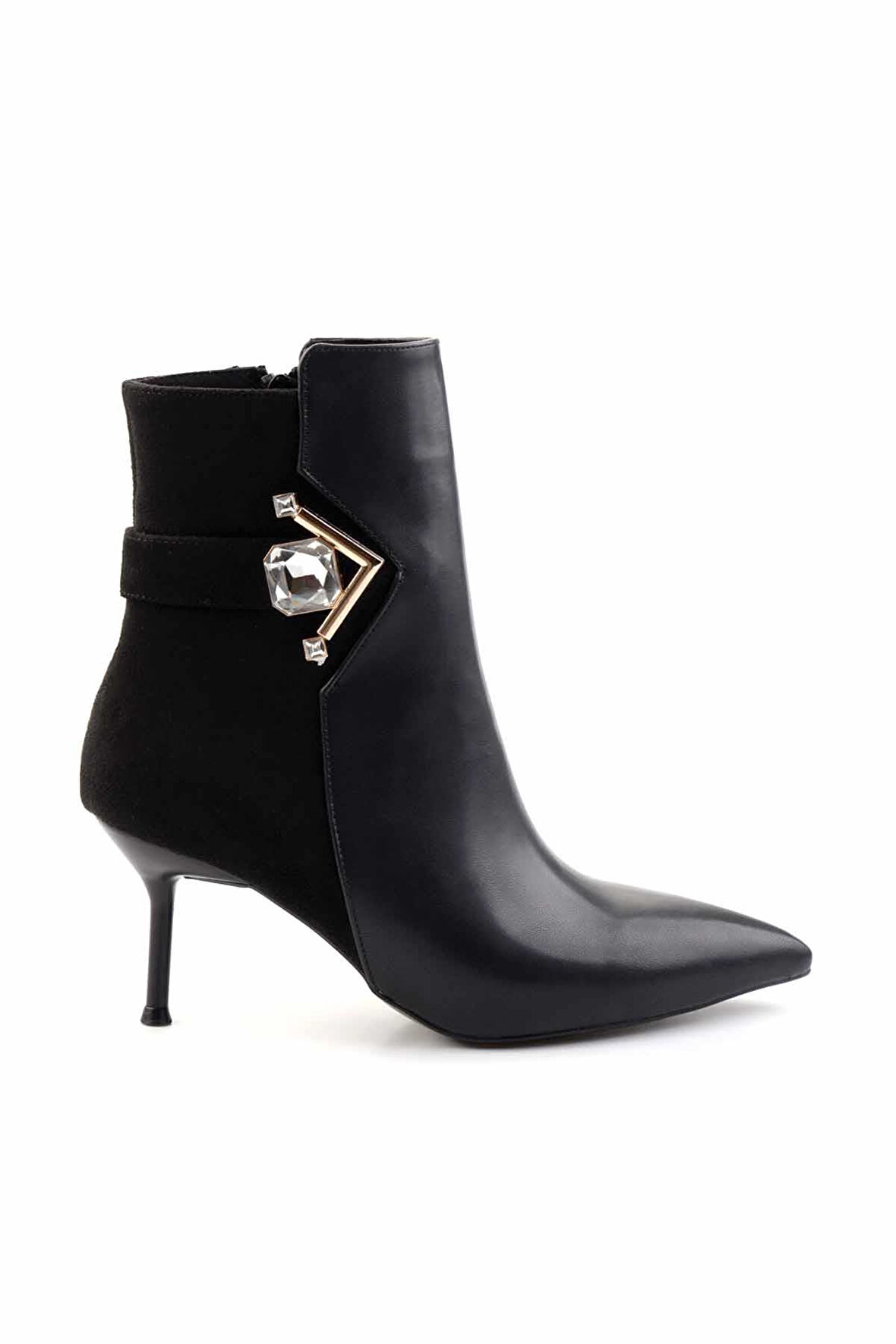 Siyah Süet   Kadın Bot & Bootie K02209029002