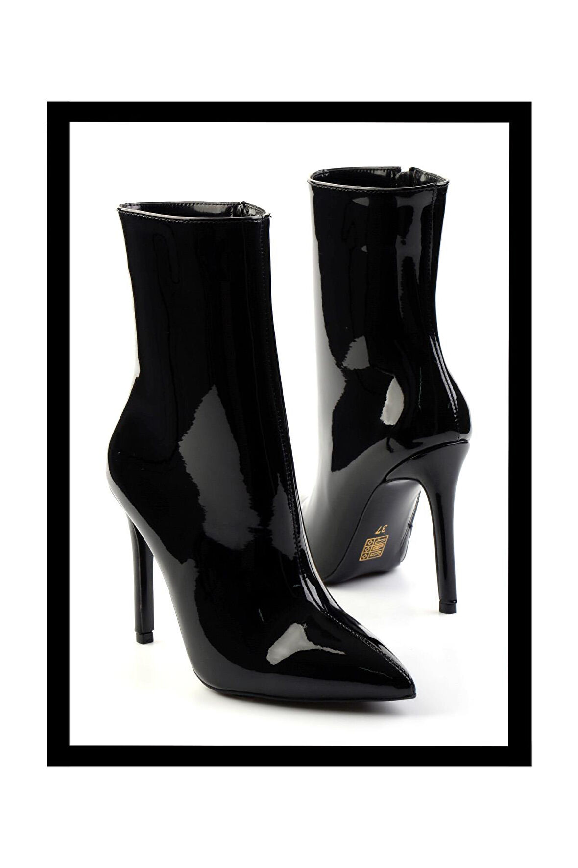 Siyah Rugan  Kadın Bot & Bootie K02209020508