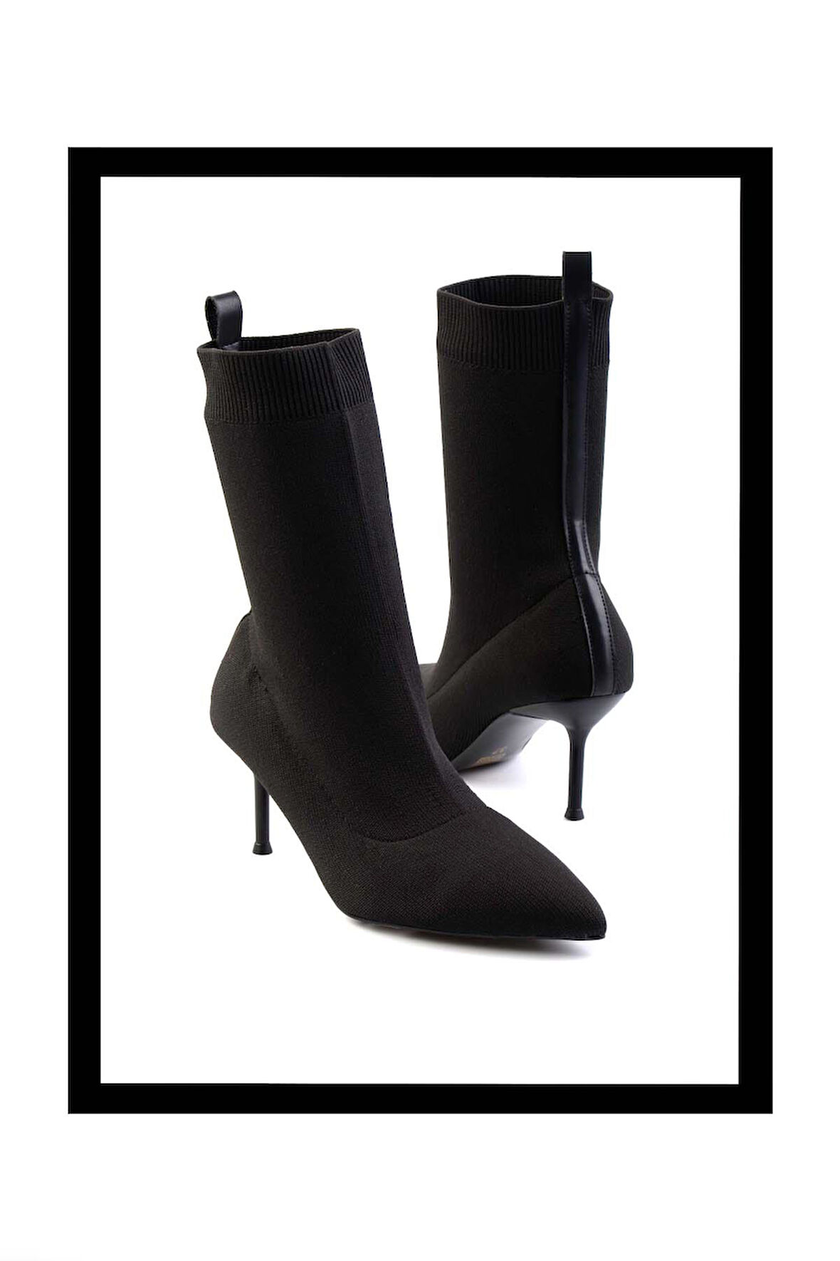 Siyah Triko  Kadın Bot & Bootie K02209033082