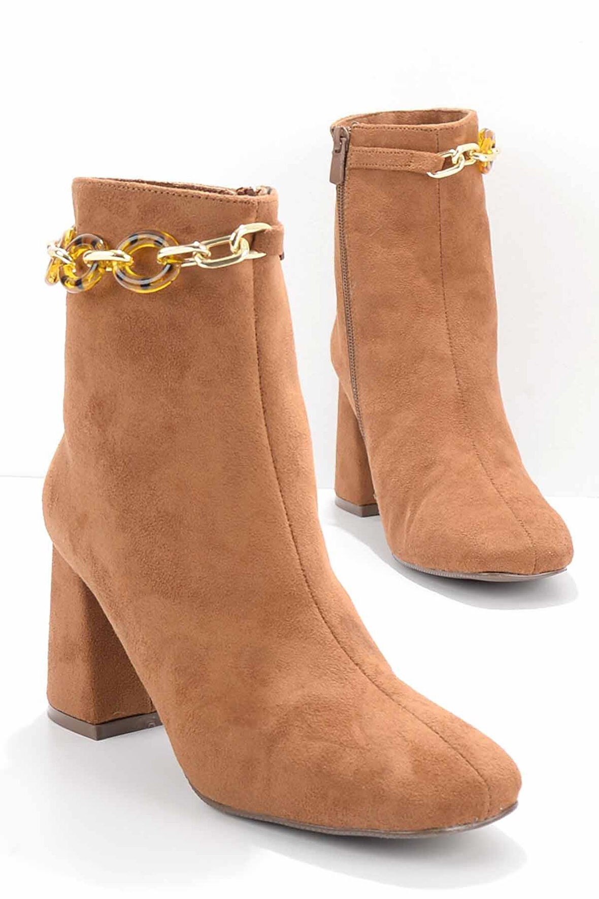 Taba Süet  Kadın Bot & Bootie K02209042002