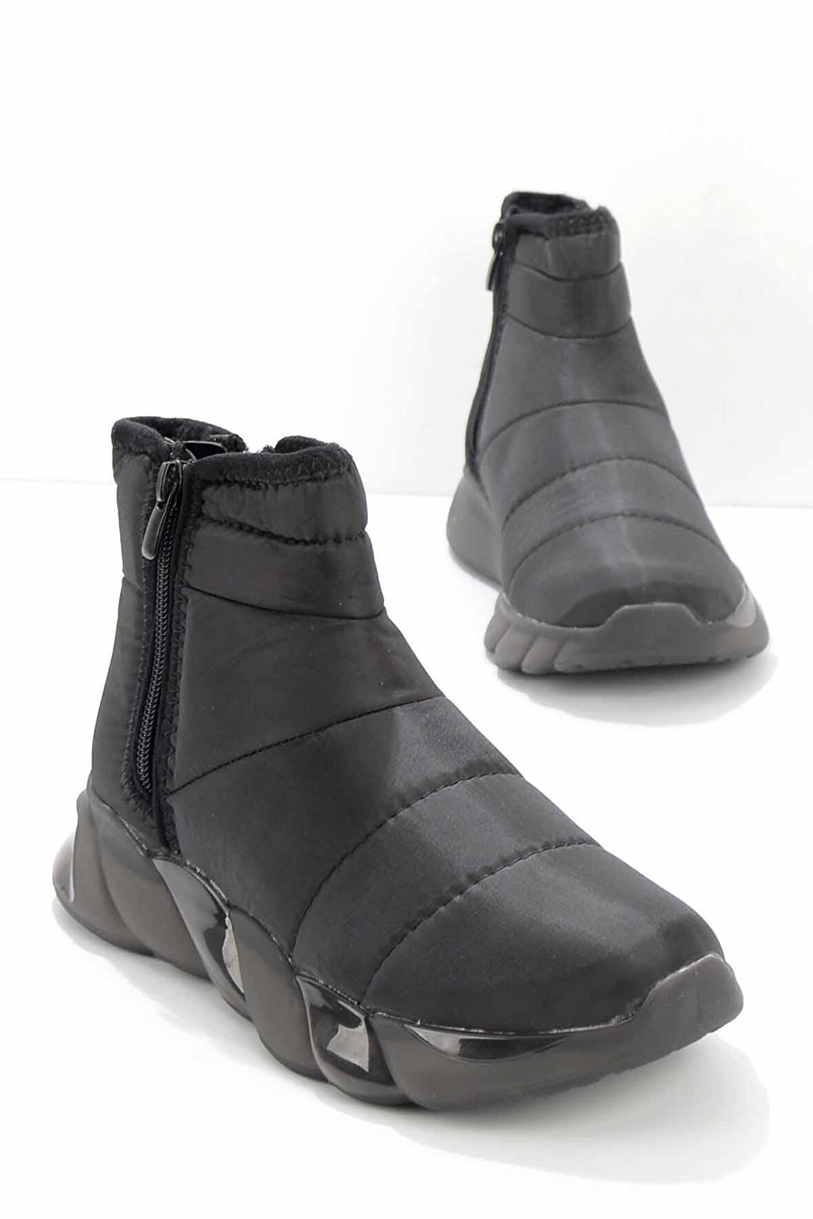 Siyah Paraşüt  Kadın Bot & Bootie K02212010567