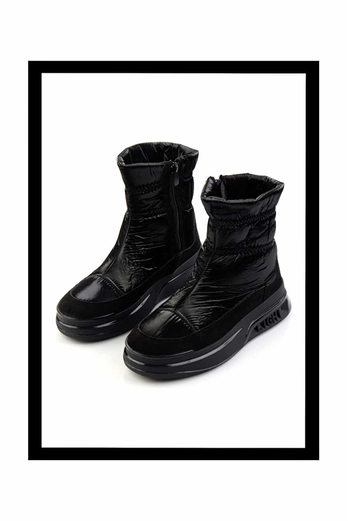 Siyah Paraşüt  Kadın Bot & Bootie K02212042667