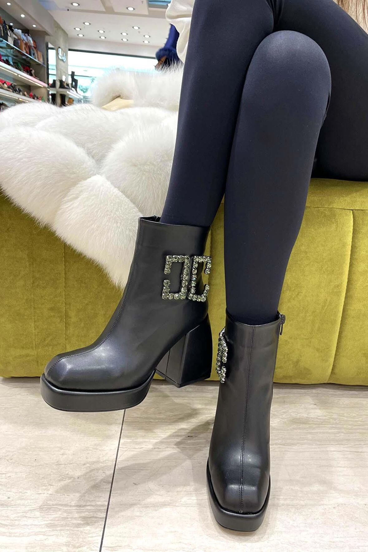 Bambi Siyah  Kadın Bot & Bootie K02226100509