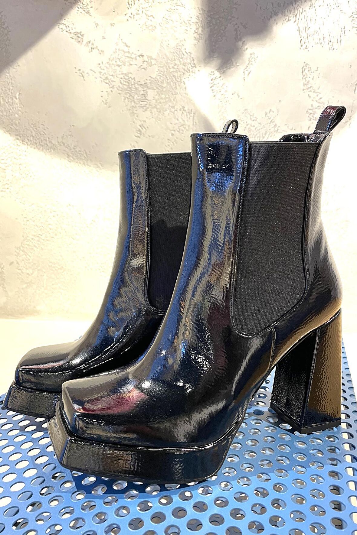 Bambi Siyah Rugan  Kadın Bot & Bootie K02221500708