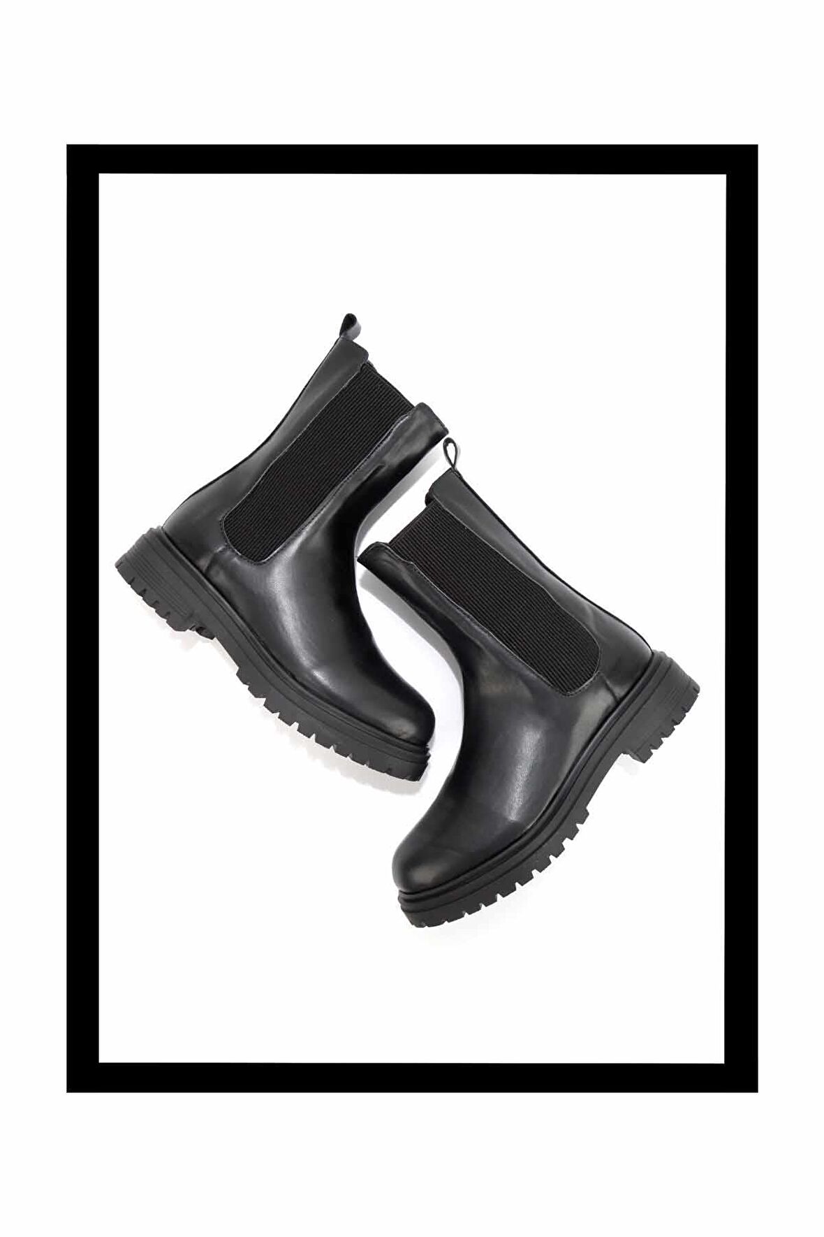 Siyah  Kadın Bot & Bootie K02246260109