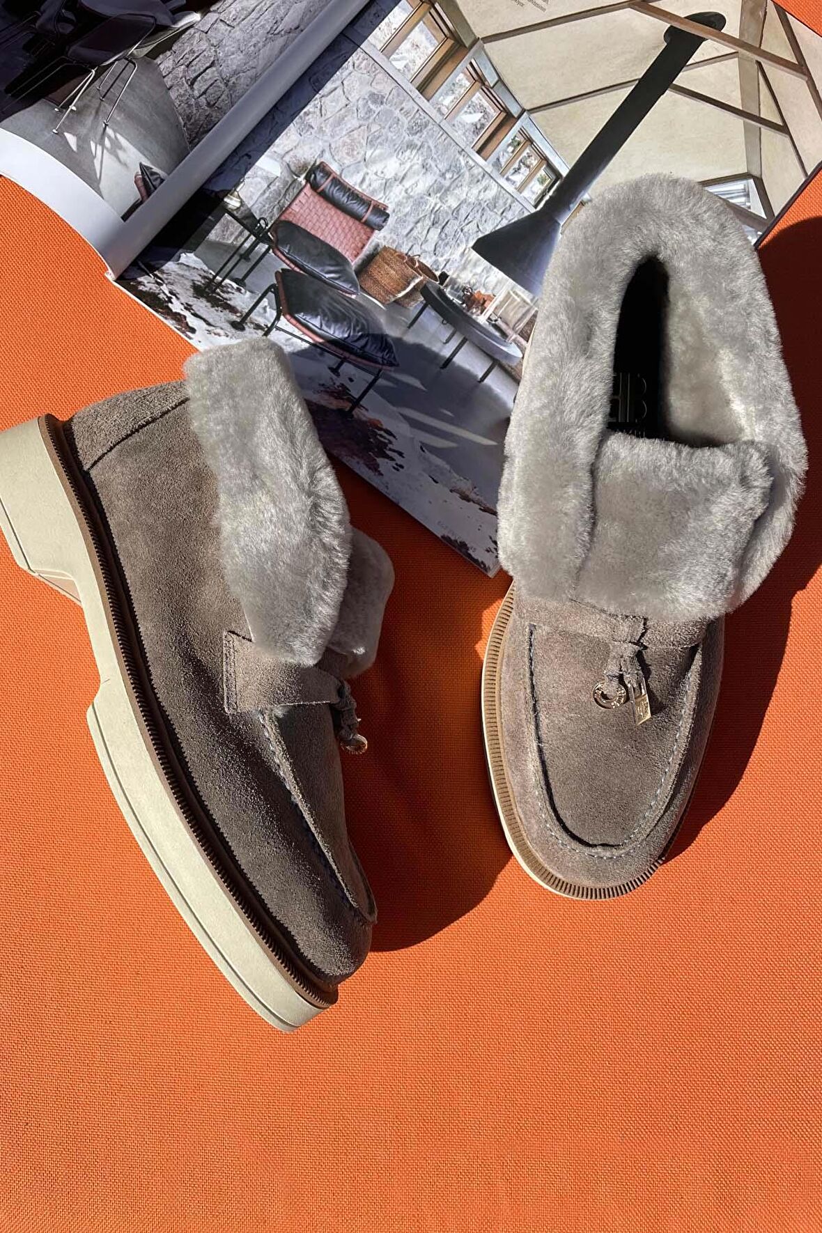 Vizon Süet Hakiki Deri Kadın Bot & Bootie K02274320002