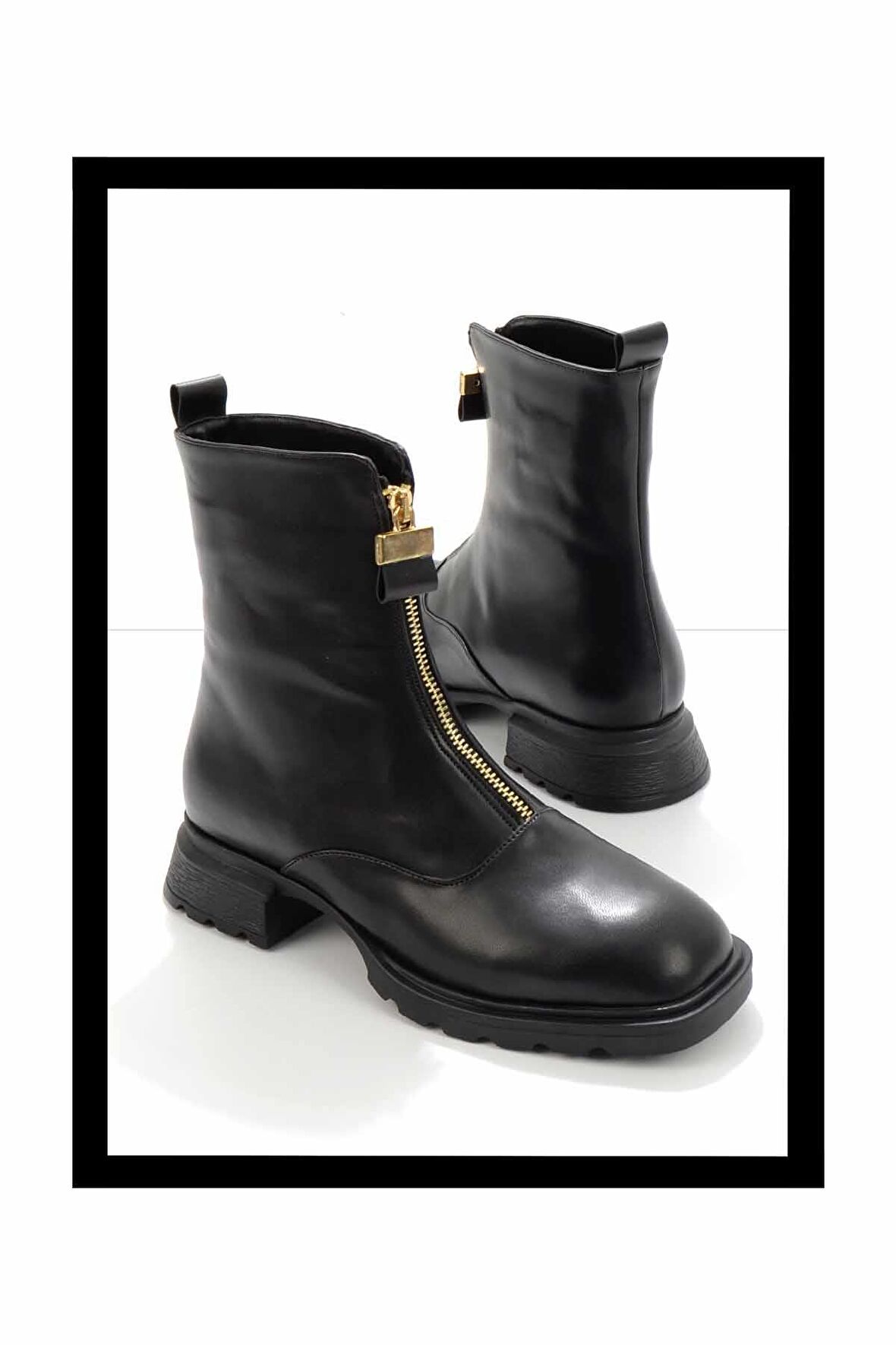 Siyah  Kadın Bot & Bootie K02317112509