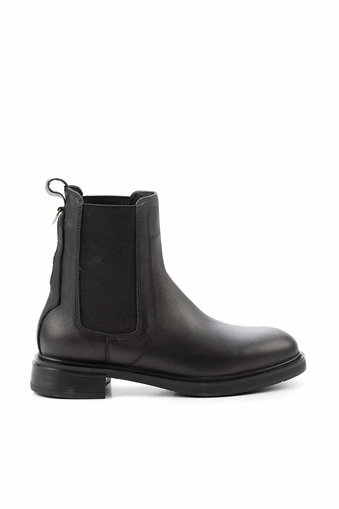 Siyah Leather Kadın Bot & Bootie K02379013143