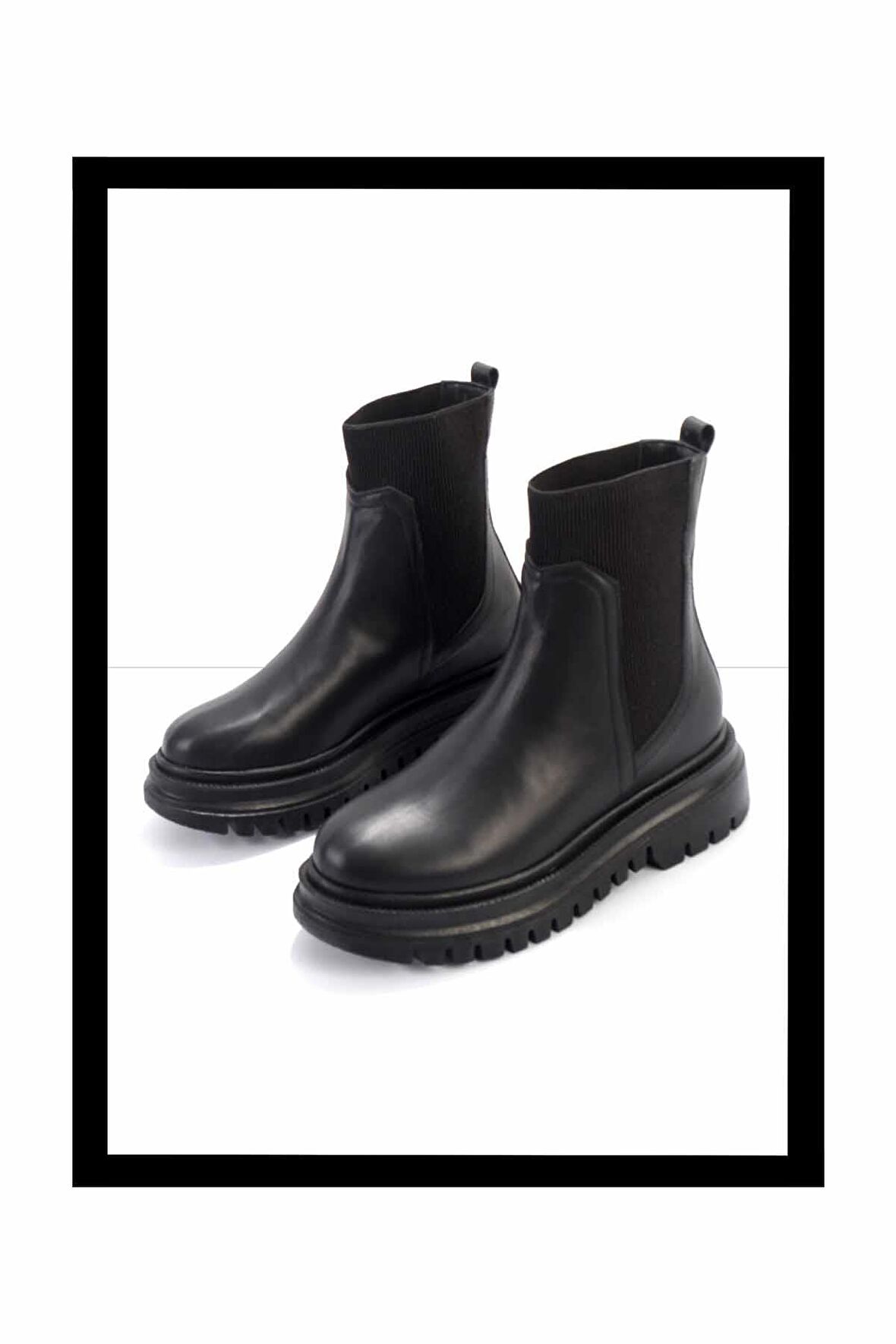 Siyah  Kadın Bot & Bootie K02397068209