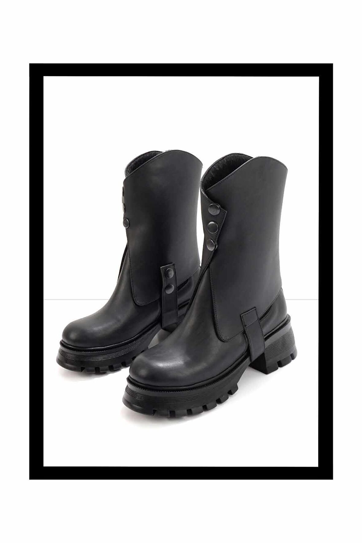 Siyah  Kadın Bot & Bootie K02411160109
