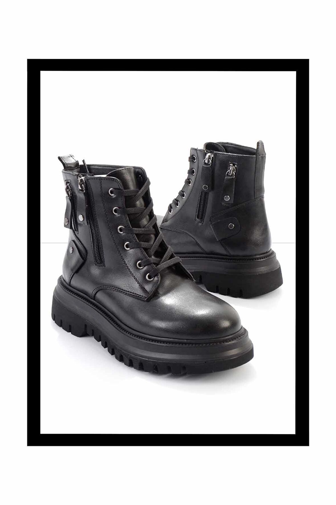 Siyah  Kadın Bot & Bootie K02429100109