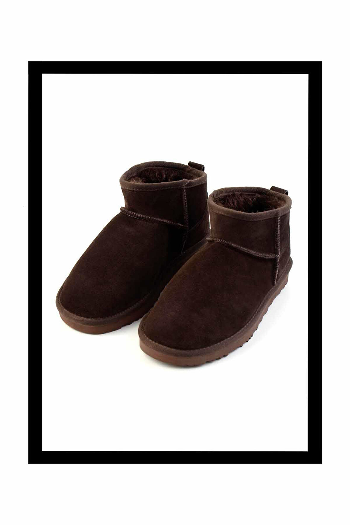 Kahve Süet Hakiki Deri Kadın Bot & Bootie K02422008002