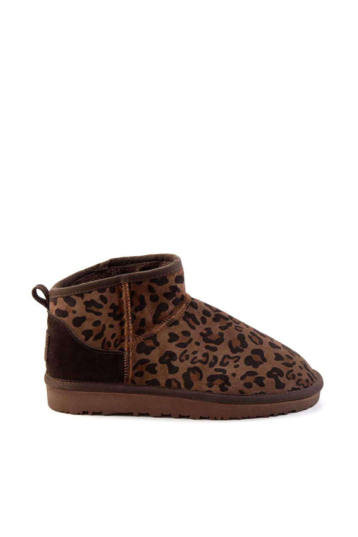 Kahve Leopar Leather Kadın Bot & Bootie K02422008001