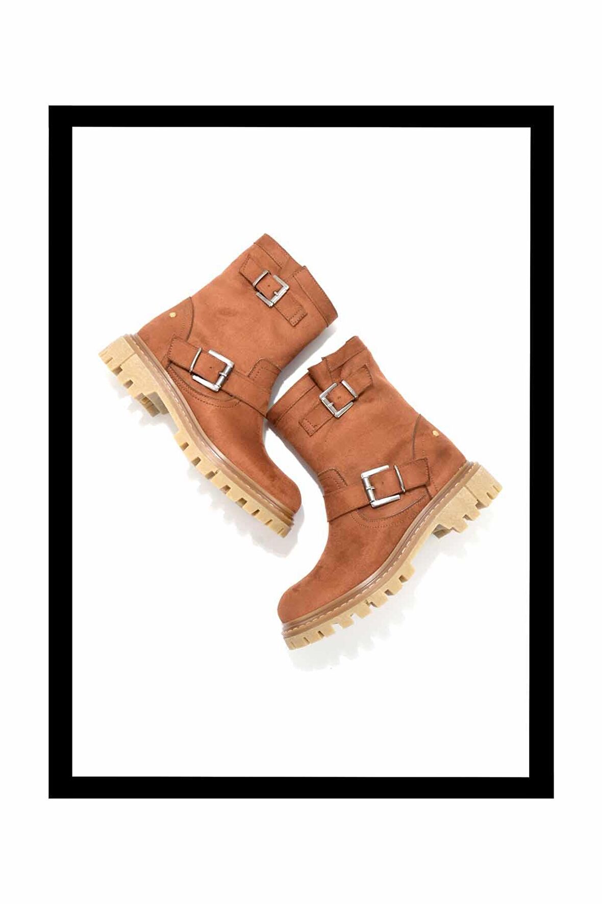 Taba Süet  Kadın Bot & Bootie K02538561202