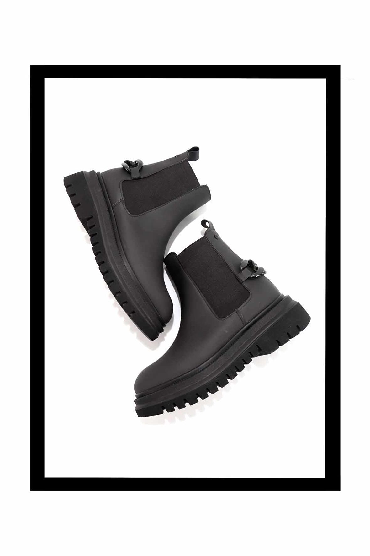 Mat Siyah  Kadın Bot & Bootie K02538560809