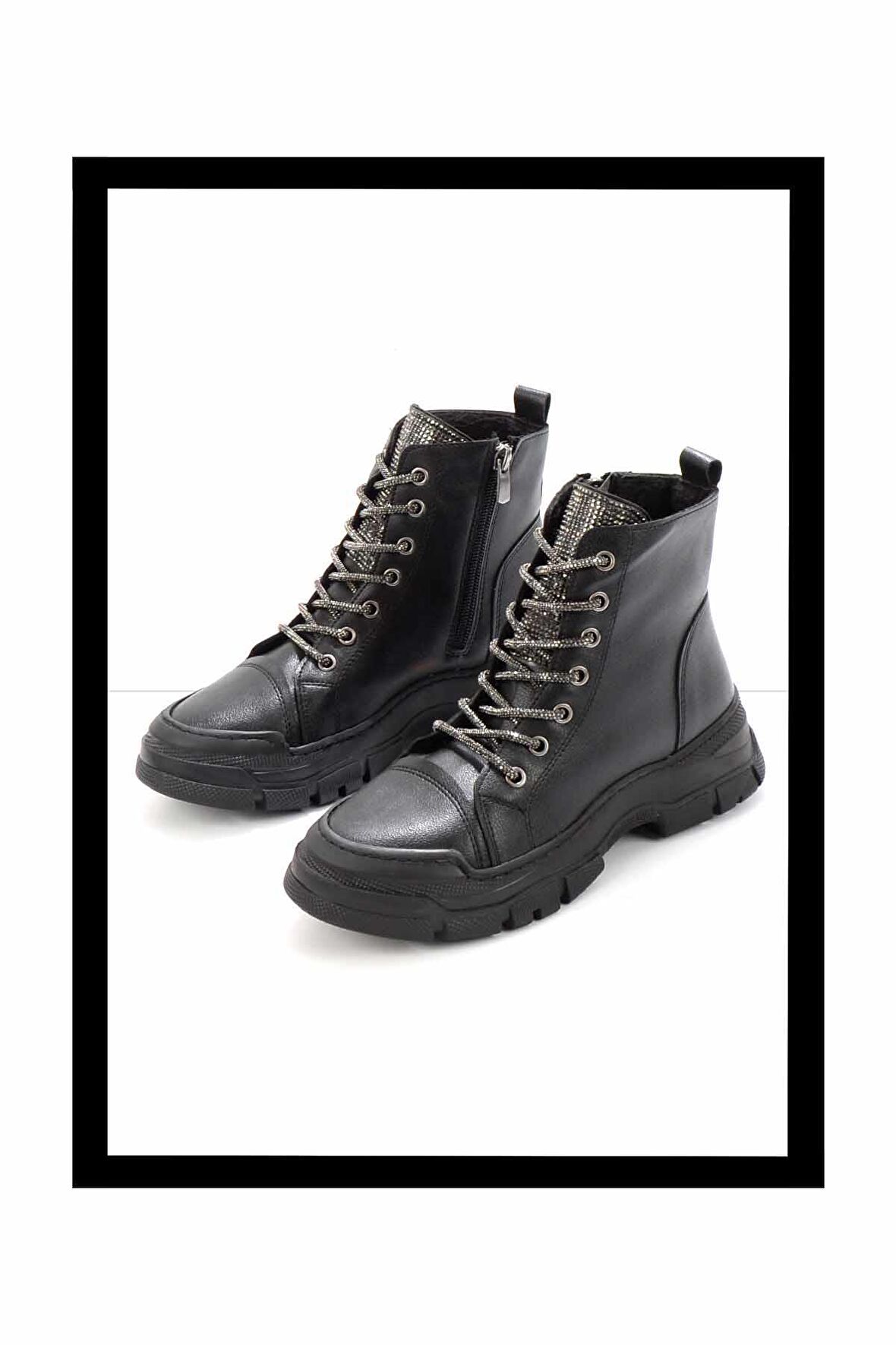 Siyah  Kadın Bot & Bootie K02566008109