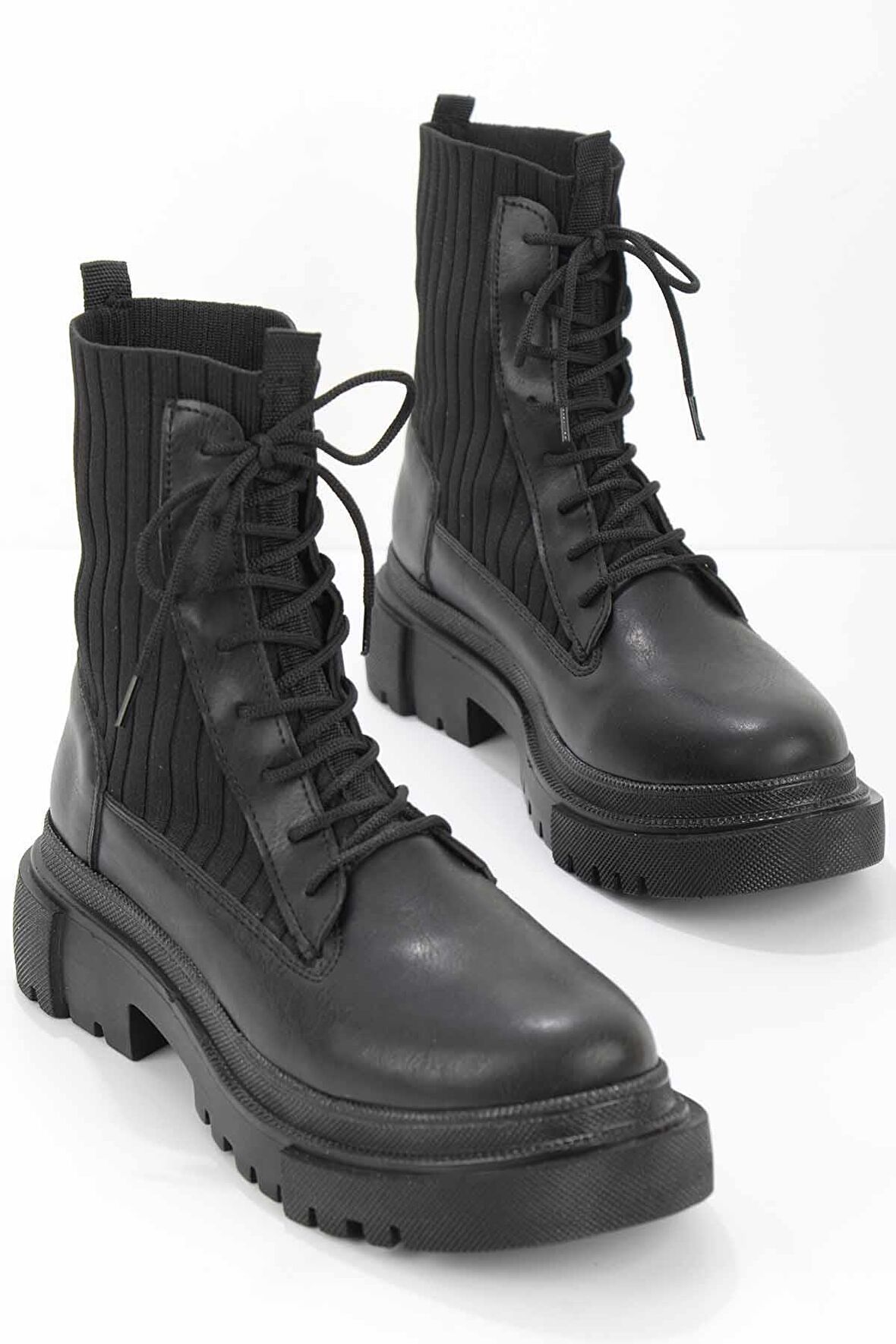Bambi Siyah  Kadın Bot & Bootie K02578000509