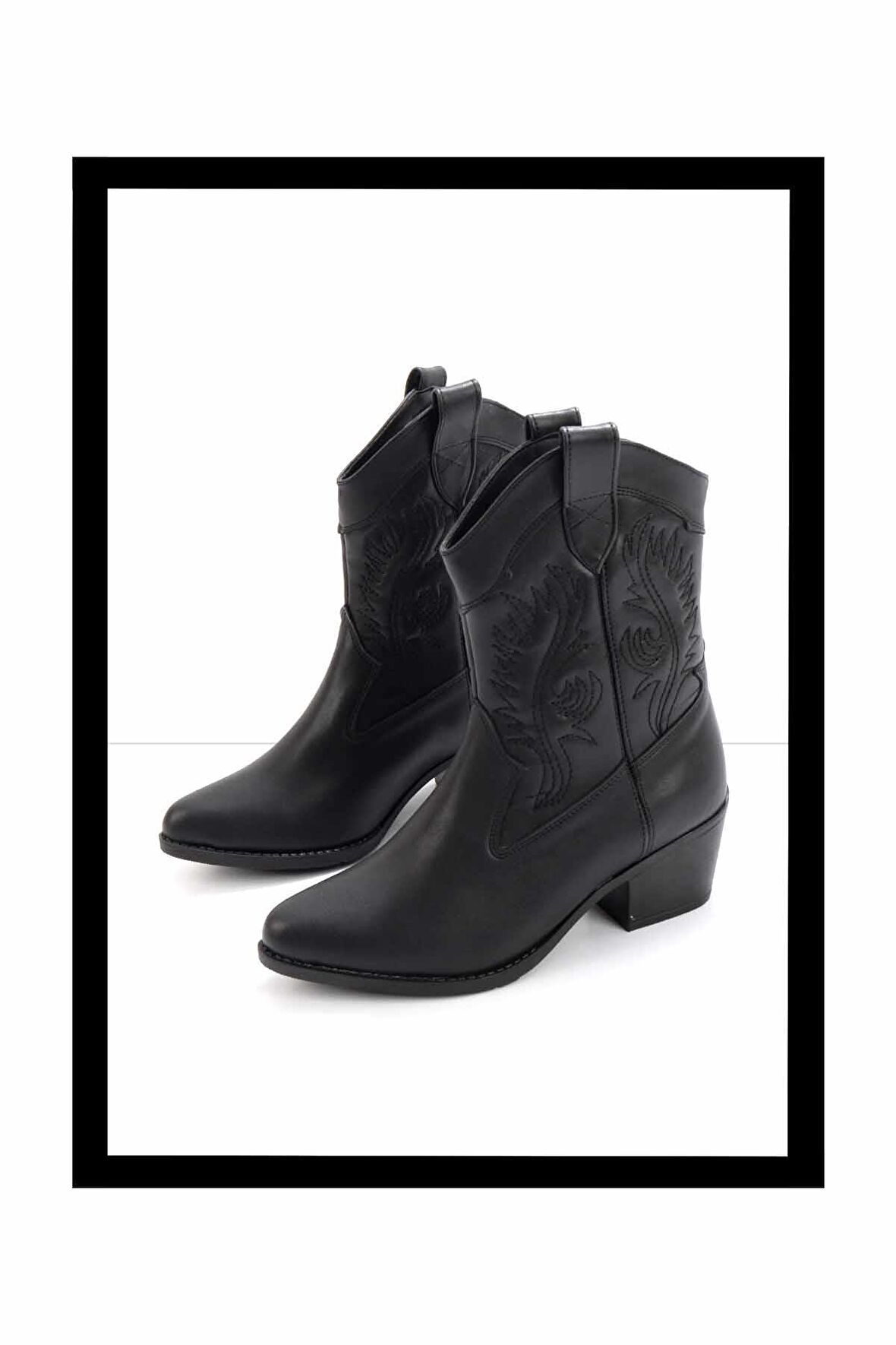 Siyah  Kadın Bot & Bootie K02586888809