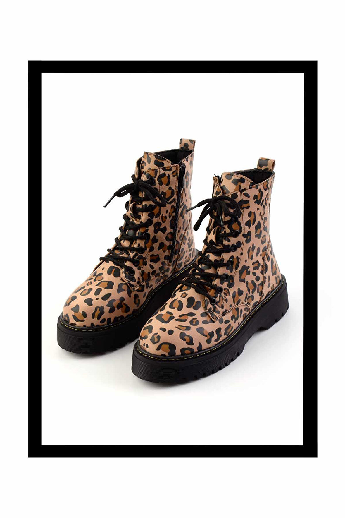 Leopar Süet  Kadın Bot & Bootie K02590031202