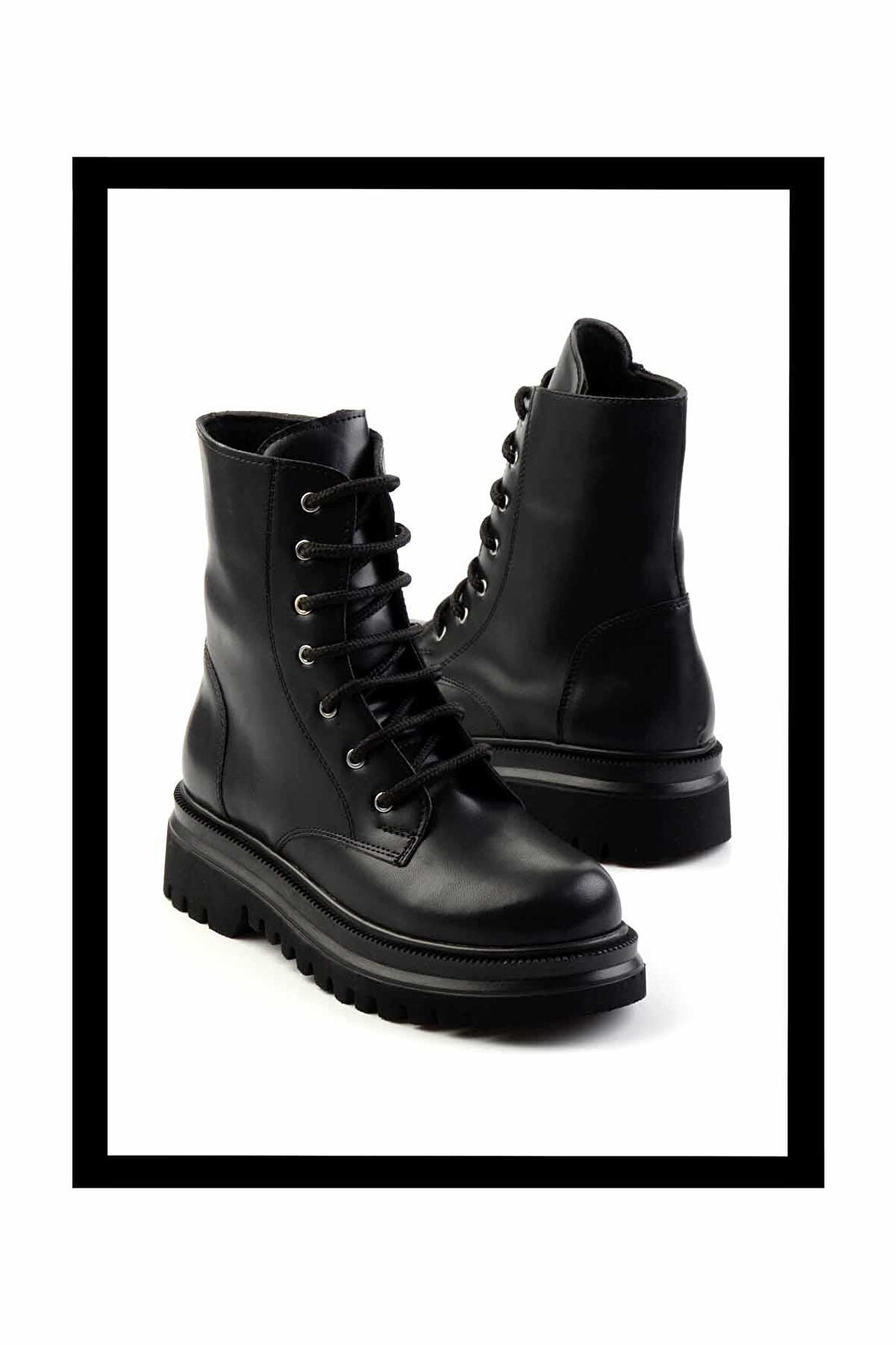 Siyah  Kadın Bot & Bootie K02641014009