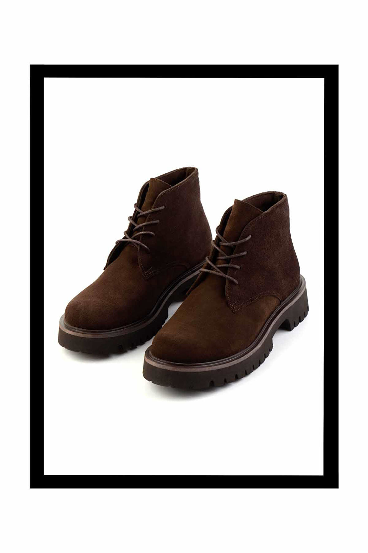 Kahve Süet Hakiki Deri Kadın Bot & Bootie K02666430002