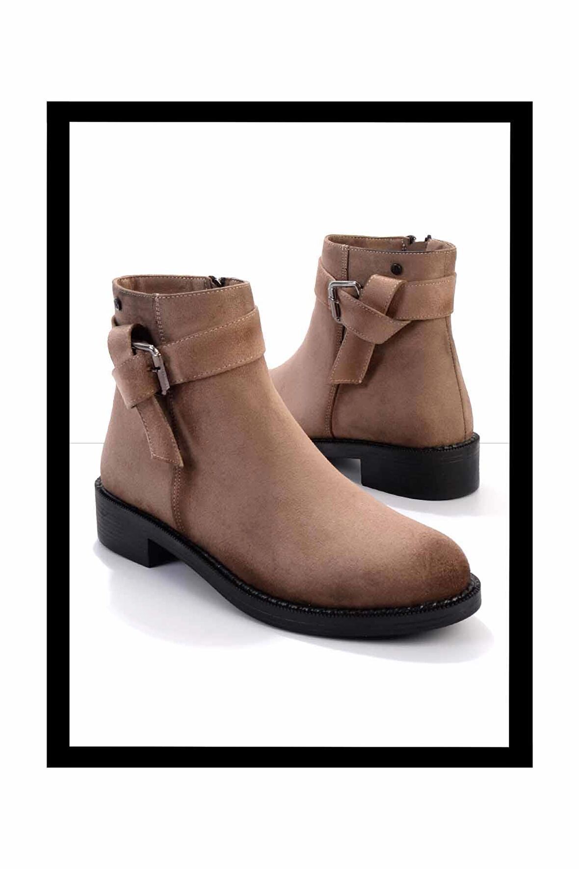 Bej Nubuk  Kadın Bot & Bootie K02671904001