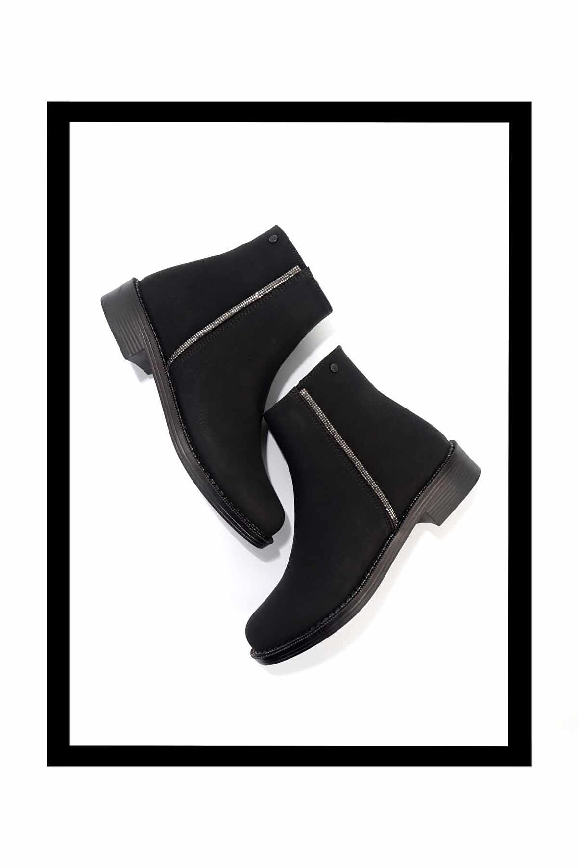 Siyah Nubuk  Kadın Bot & Bootie K02671903001