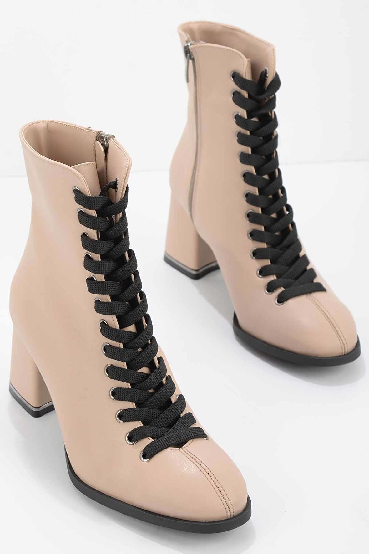 Bambi Nude  Kadın Bot & Bootie K02688920409